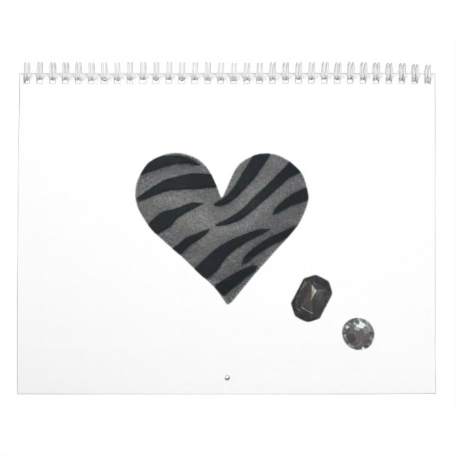 Zebra Heart Calendar (Cover)