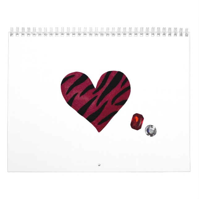 Zebra-heart Calendar (Cover)