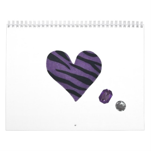 Zebra-heart Calendar (Cover)
