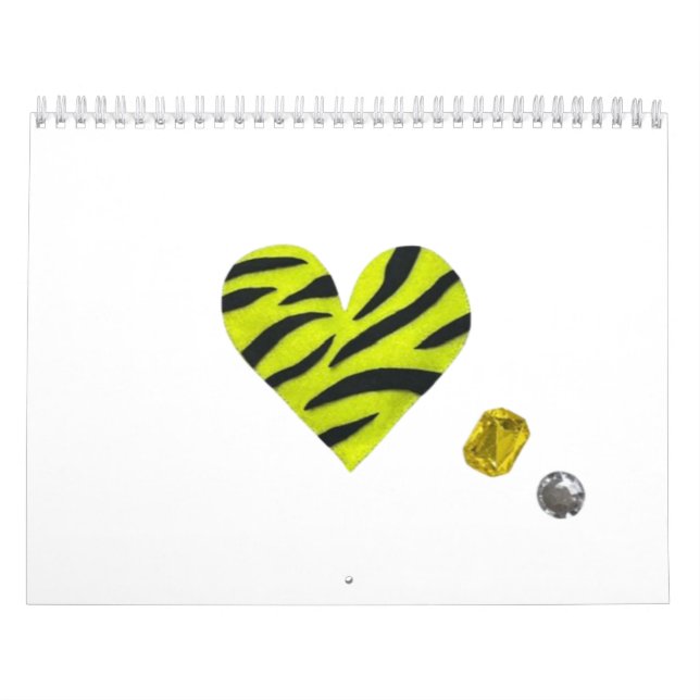 Zebra-heart Calendar (Cover)