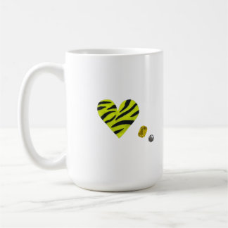 Zebra-heart Coffee Mug