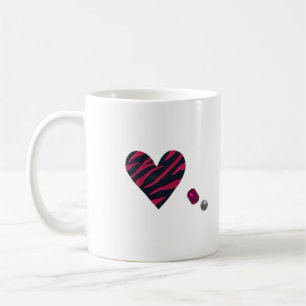 Zebra-heart Coffee Mug