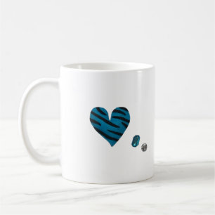 Zebra-heart Coffee Mug