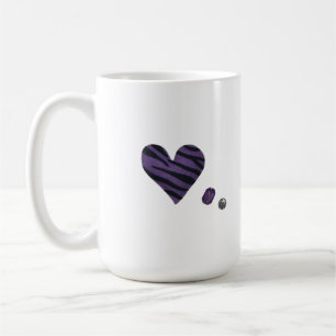 Zebra-heart Coffee Mug