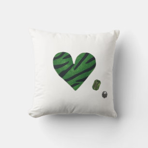 Zebra-heart Cushion