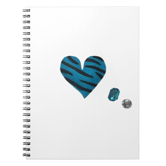 Zebra-heart Notebook (Front)