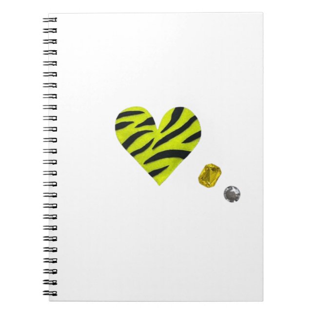 Zebra-heart Notebook (Front)