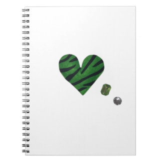 Zebra Heart Notebook