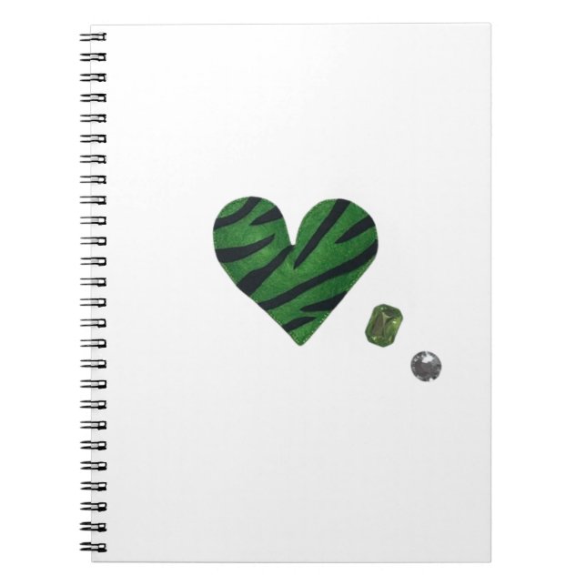 Zebra Heart Notebook (Front)