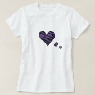 Zebra heart T-Shirt