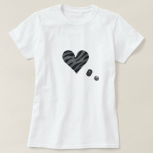 Zebra heart T-Shirt