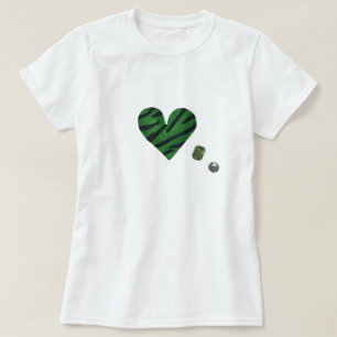Zebra heart T-Shirt