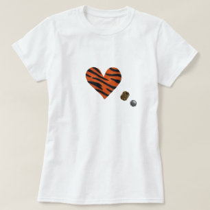 Zebra heart T-Shirt