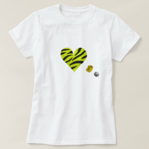 Zebra heart T-Shirt