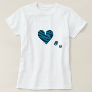 Zebra heart T-Shirt