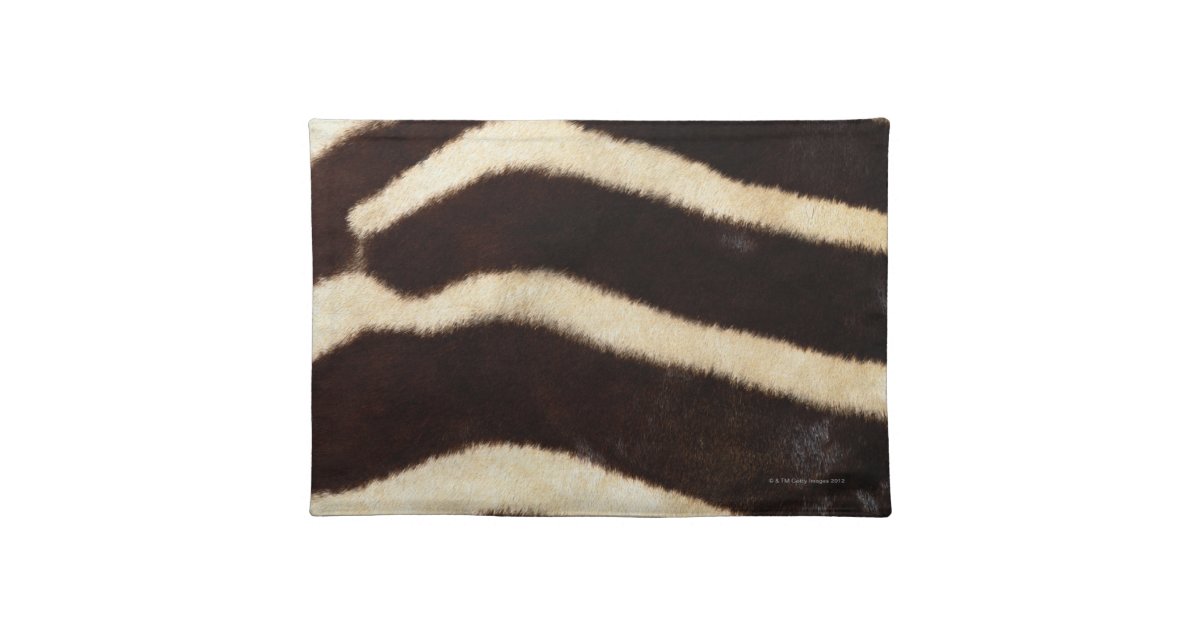 Zebra Hide Placemat Zazzle