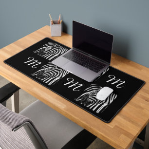 Zebra Illusion Desk Mat