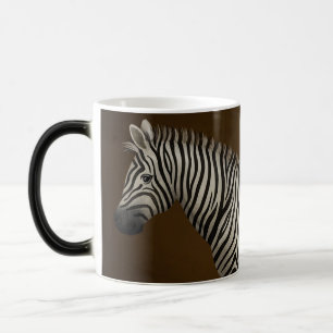 Zebra Illustration Exotic Wildlife Magic Mug