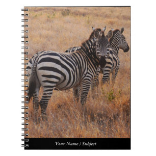 Zebra in Kenya Notebook