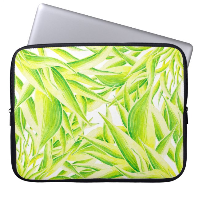 Zebra Iris on a Laptop Sleeve (Front)