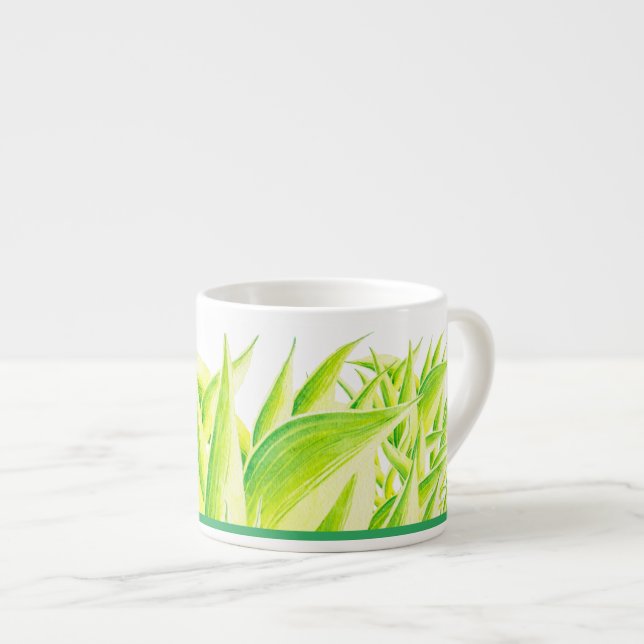 Zebra Iris on an Espresso Mug (Front Right)