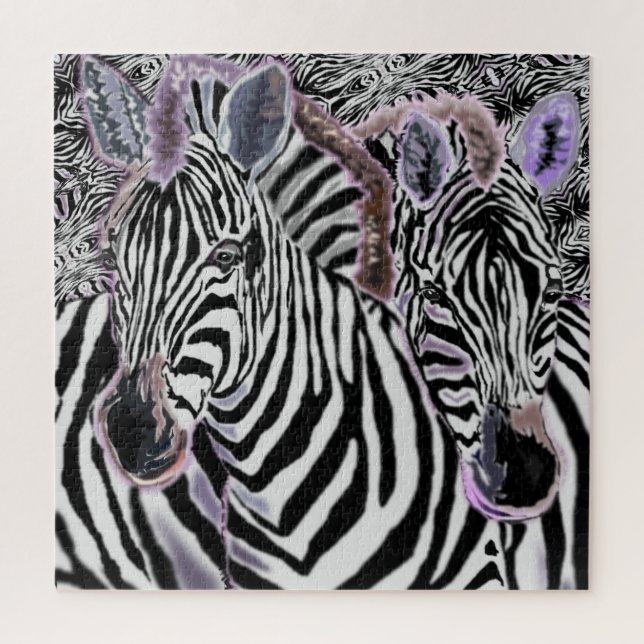 Zebra Jigsaw Puzzle (Vertical)