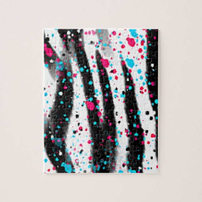 Zebra Jigsaw Puzzle (Vertical)
