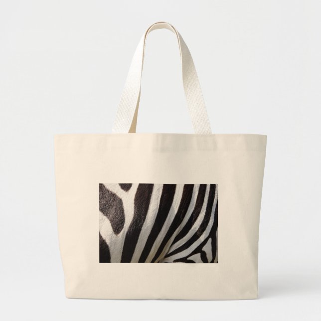 Zebra jumbo tote. large tote bag (Front)