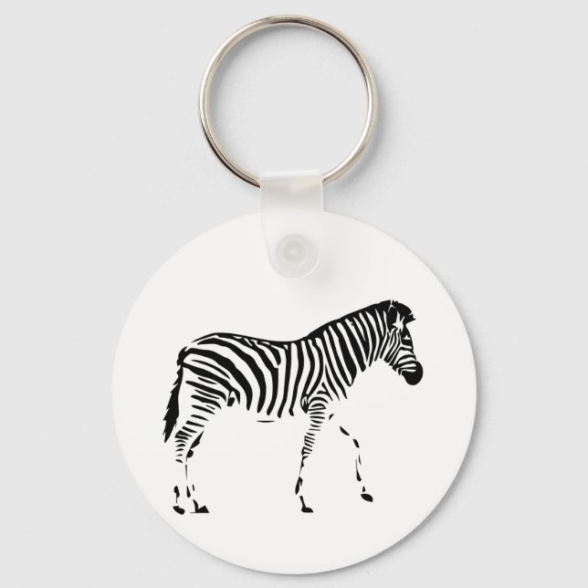 Zebra Key Ring (Front)