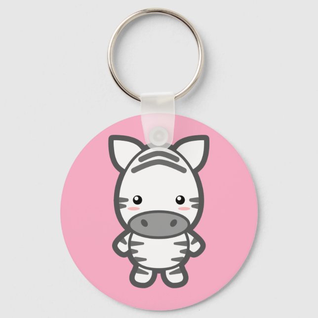 Zebra Key Ring (Front)