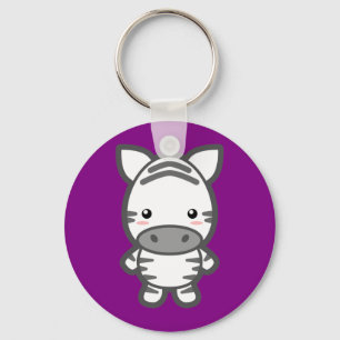 Zebra Key Ring
