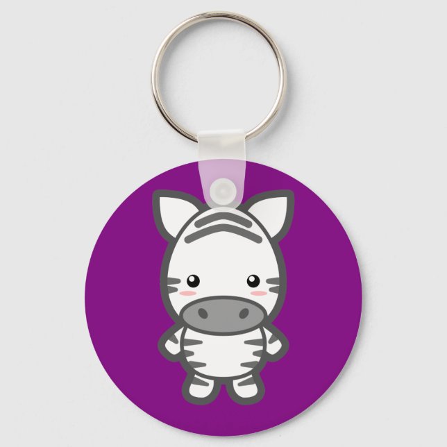Zebra Key Ring (Front)