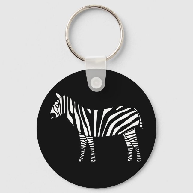 Zebra Key Ring (Front)