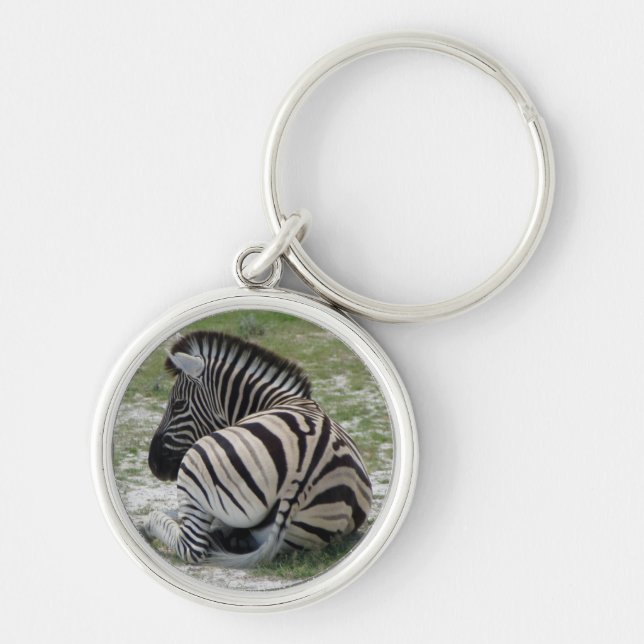 Zebra Keychain (Front)