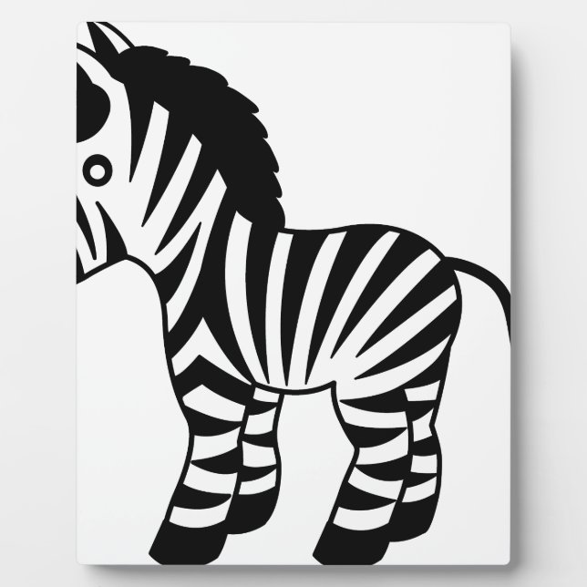 zebra kids plaque (Front)