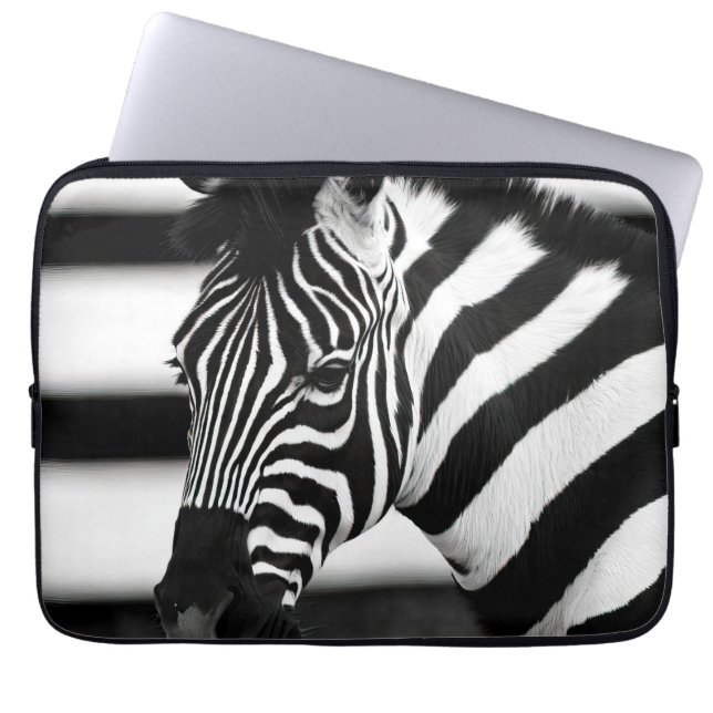 Zebra Laptop Sleeve (Front)