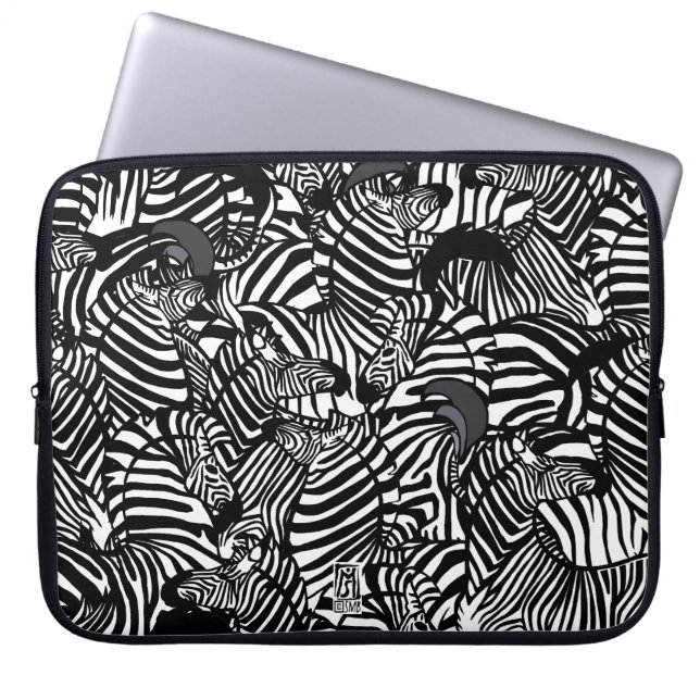 Zebra Laptop Sleeve Case (Front)
