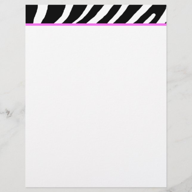 Zebra Letterhead (Front)