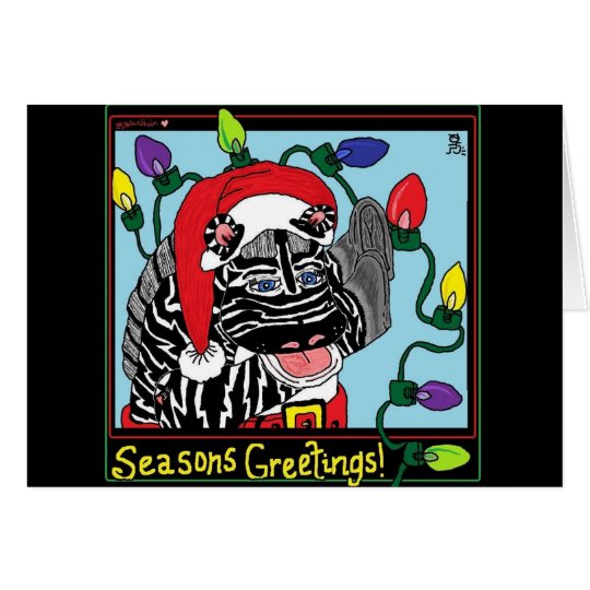 Zebra Lights - HRB Card
