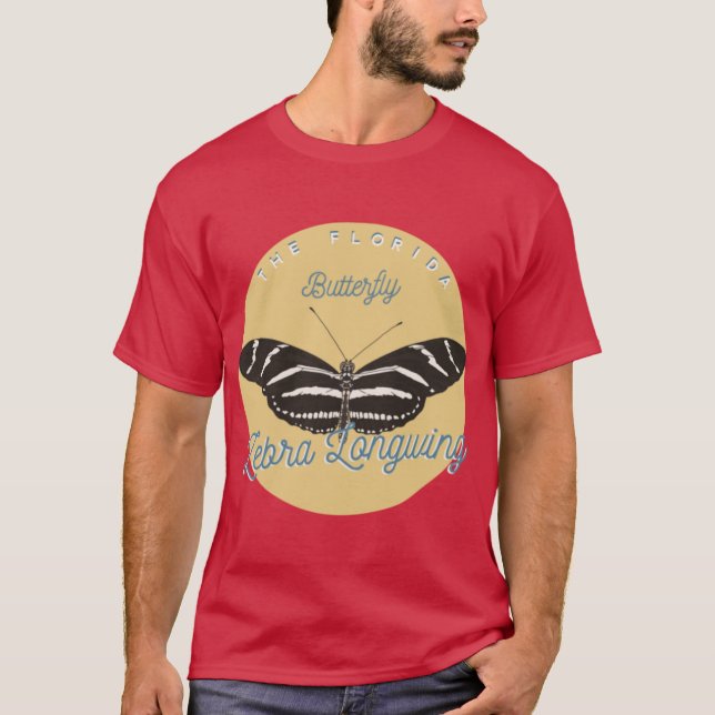 Zebra Longwing T-Shirt (Front)