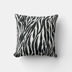 Zebra Look Throw Pillow