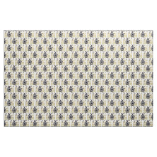 Zebra looking at you fabric