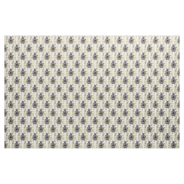 Zebra looking at you fabric (Yard)