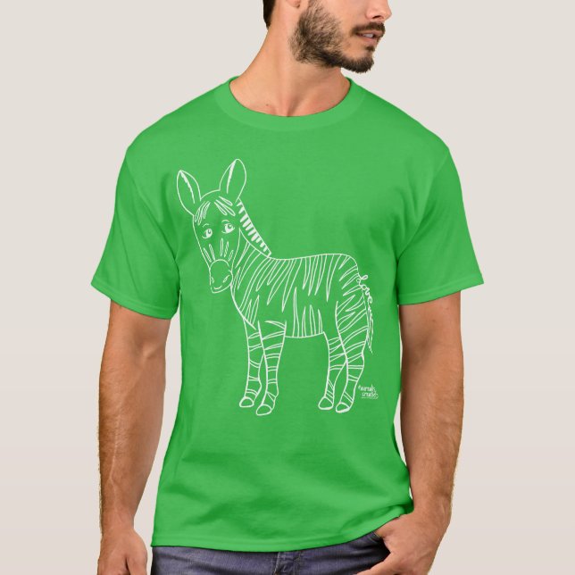 Zebra love love animals T-Shirt (Front)