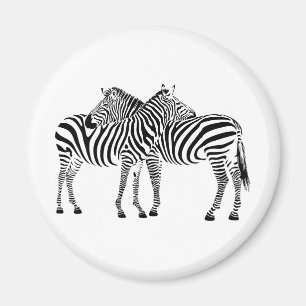 Zebra Love Magnet