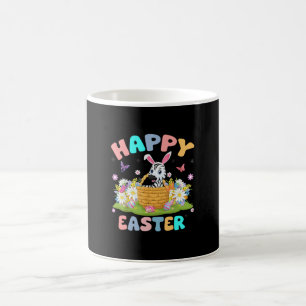 Zebra Lover Happy Easter Bunny Zebra Easter Sunday Coffee Mug
