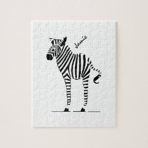 Zebra Lovers Gifts Jigsaw Puzzle
