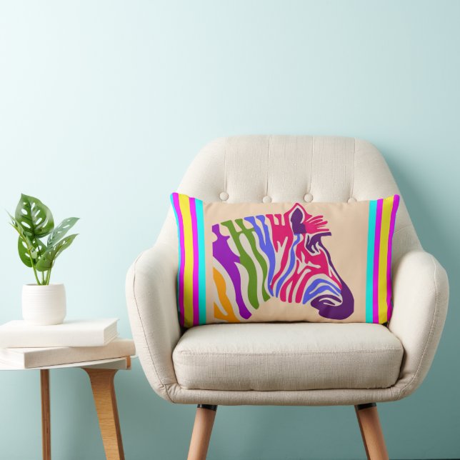 Zebra Lumbar Pillow (Chair)
