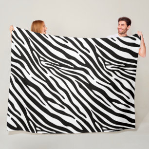 Zebra Luv 60x80 Fleece Blanket