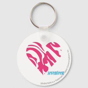 Zebra Magenta 2 Key Ring
